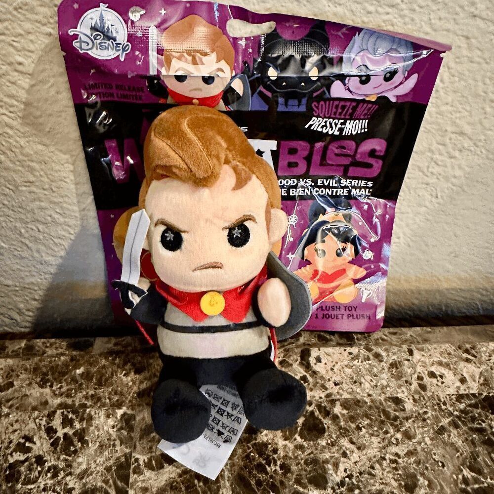 Disney Parks Wishables Good vs. Evil Plush D23 Fan Event NEW PRINCE PHILLIP